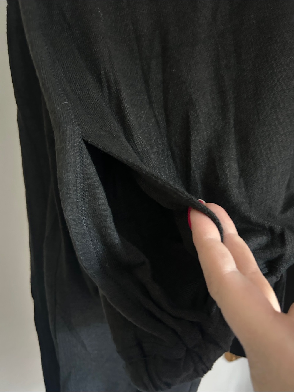 New ekouaer L Black long sleeve top pants stretchy loungewear Set - Picture 9 of 10